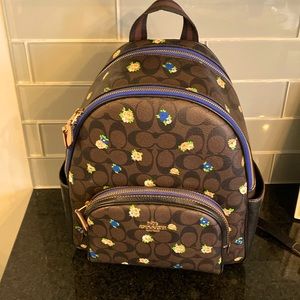 Coach Floral Backpack